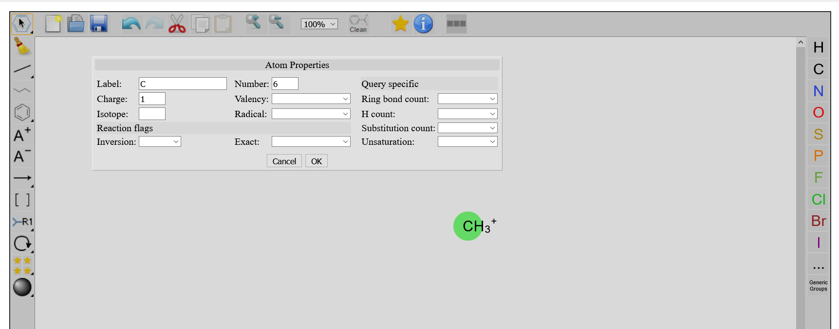 Atoms properties