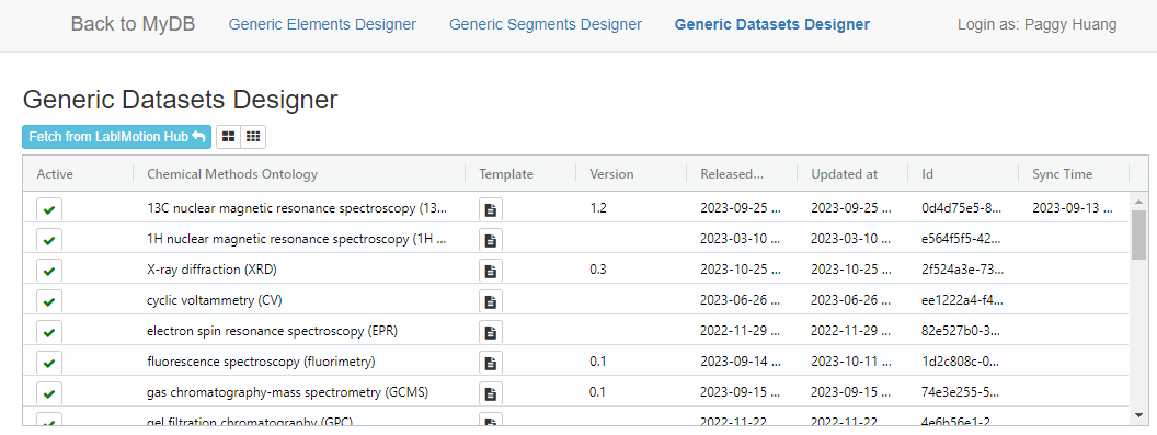 Designer - Generic Dataset