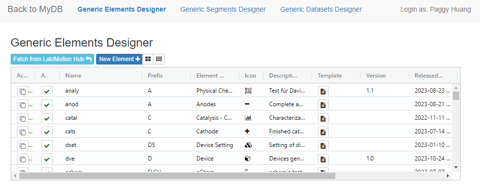 Designer - Generic Element